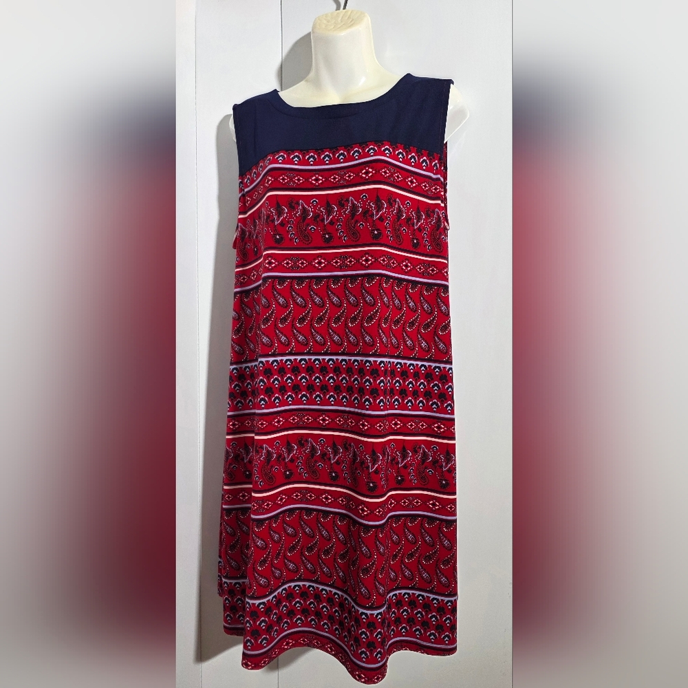 Dress Womens Size Petite L Sleeveless KIM ROGERS